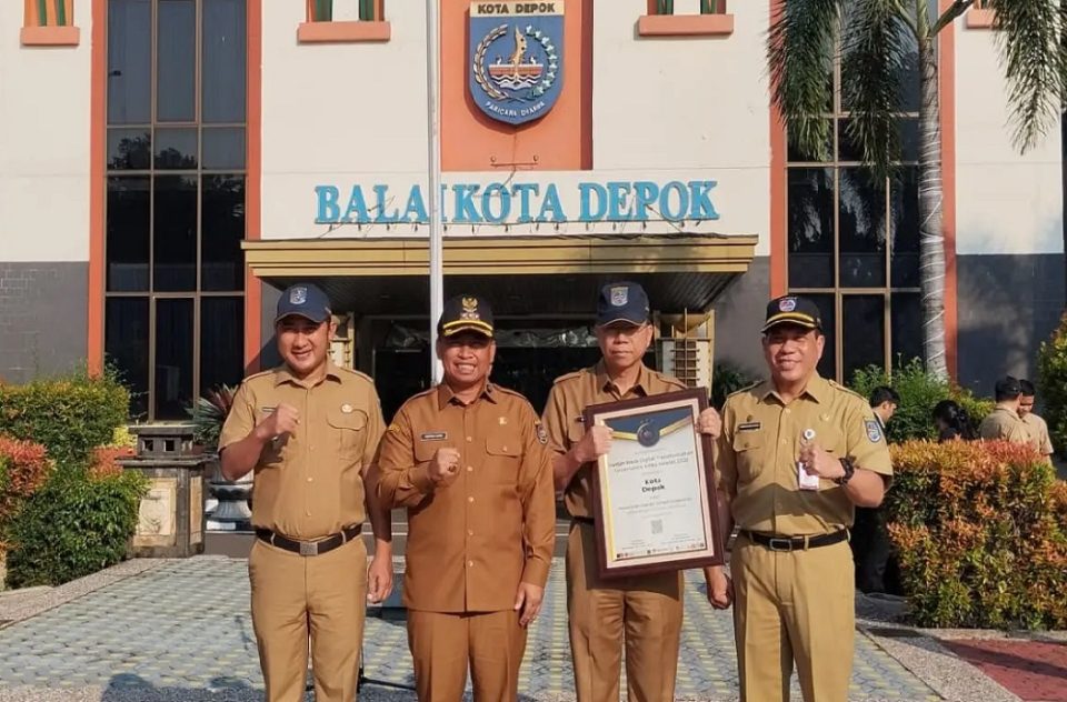 Pemkot Depok Raih Penghargaan Gajah Mada Digital Transformation Governance Index 2025